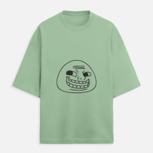 Chalak Nazar Meme Terry Oversized T-Shirt for Men & Women – Trendy Graphic Tee for Indian Youth