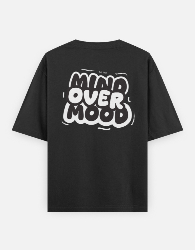 MODRNZO Mind Mood Unisex Oversized T-Shirt