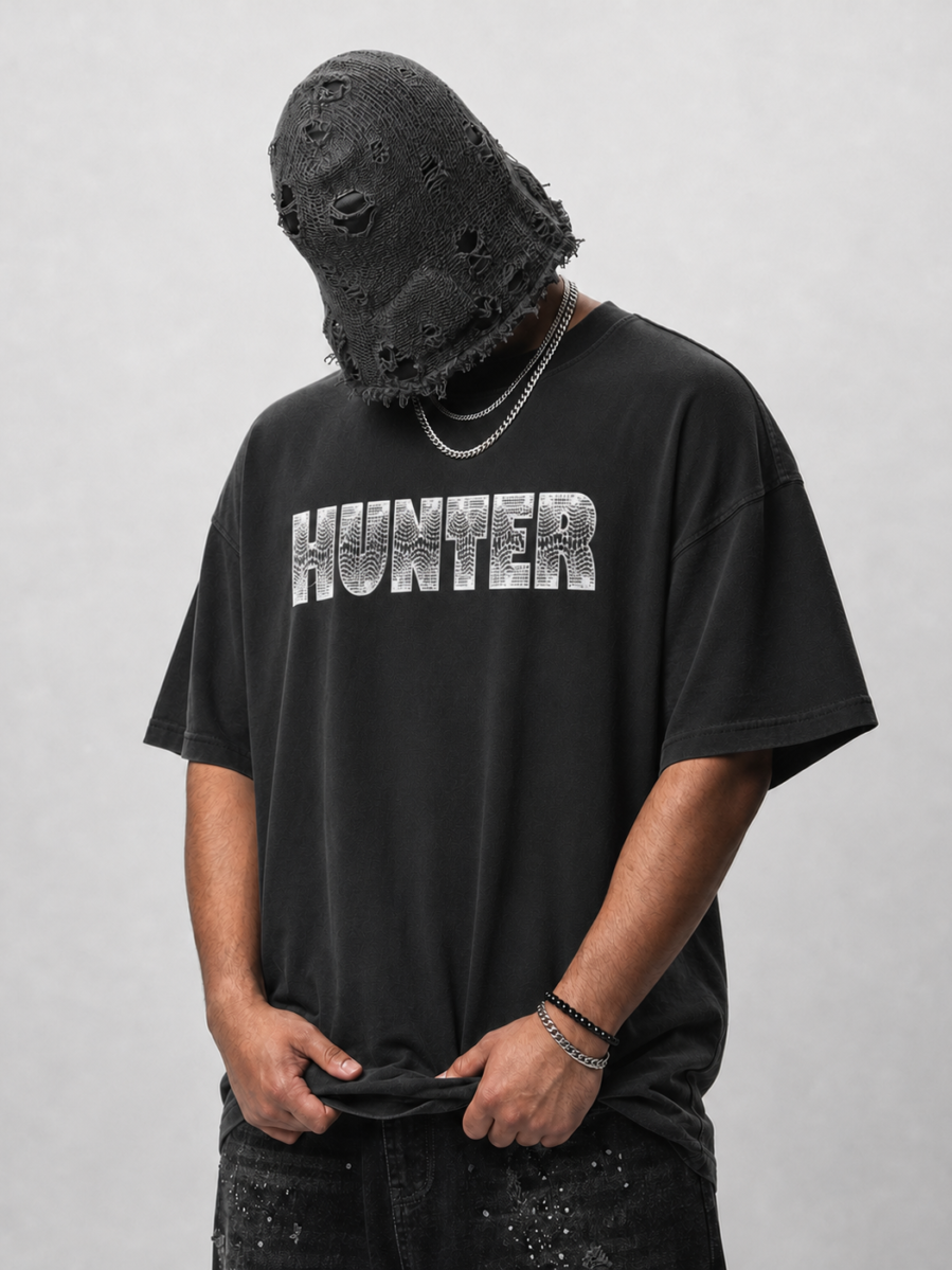 MODRNZO Hunter Mode Unisex Terry Oversized Tee For Men